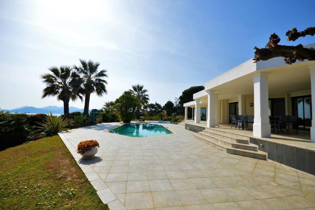 Villa Vue Mer Avec Piscine Au Calme Cannes Extérieur photo